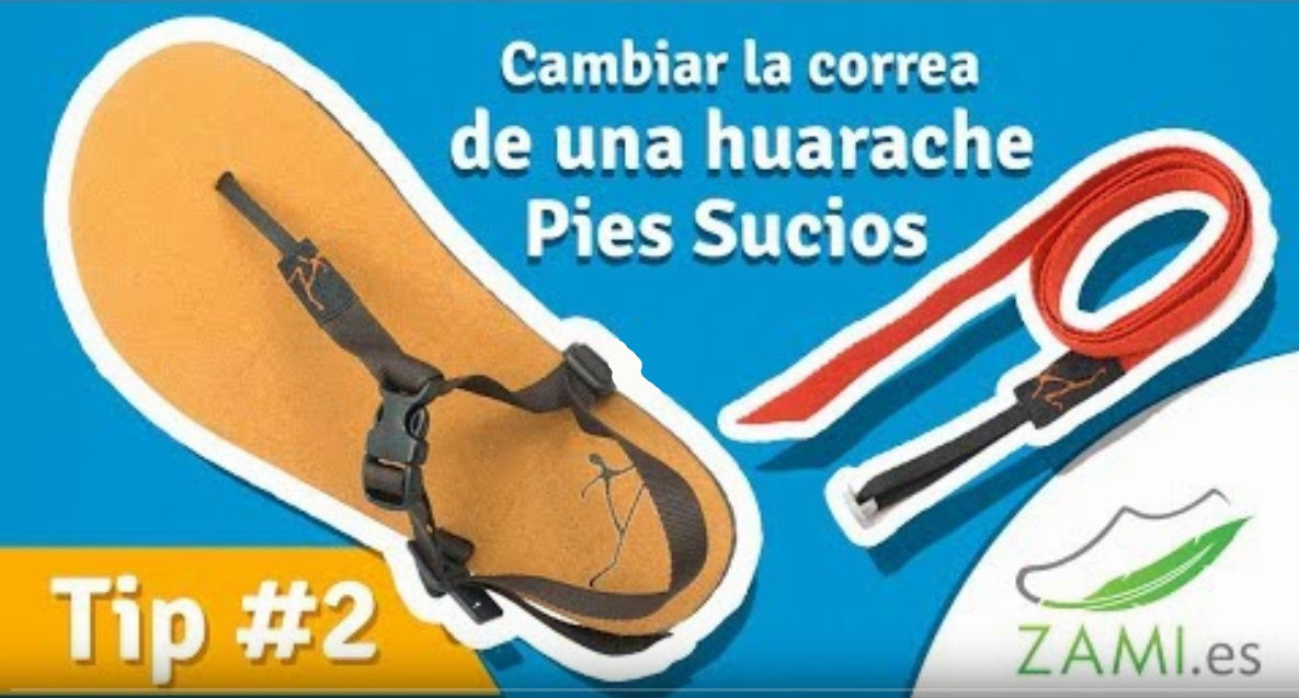 Cómo cambiar las correas de tus sandalias Pies Sucios con PS-Click